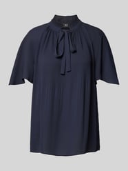 Blusenshirt mit Plisseefalten Modell 'ADAR' von Lauren Ralph Lauren Blau - 17