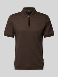 Koszulka polo w kroju slim fit z zamkiem błyskawicznym model 'Franciscojose' od JOOP! COLLECTION - 4