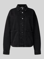 Relaxed fit jeansblouse, model 'KETTIE' van Noisy May - 5