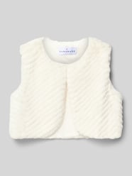 Weste aus Kunstfell Modell 'HASEL' von DANAMADE Beige - 44