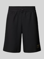 Szorty o kroju regular fit ze strukturalnym wzorem od EA7 Emporio Armani - 40