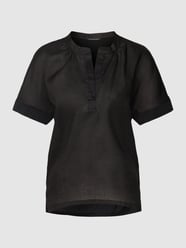 Blouseshirt met V-hals van Luisa Cerano Zwart - 37