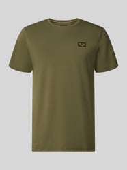 t-shirt z detale z logo i okrągły dekolt od PME Legend - 30