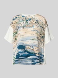 regular fit T-shirt van pure zijde model 'TERZO' van Weekend Max Mara - 26