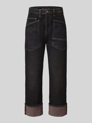 straight fit jeans van katoenmix model 'Baggy Straight' van MAC - 10