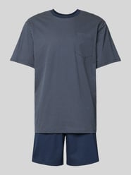 Pyjama mit von Schiesser Blau - 23