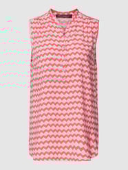 Blusentop aus reiner Viskose mit Allover-Muster von Betty Barclay Pink - 38