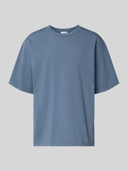 t-shirt z prążkowanym okrągłym dekoltem model 'FIZVALLEY' od American Vintage - 8