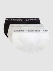 Perfect fit slip in een set van 3 stuks  van Björn Borg Grijs / zwart - 16