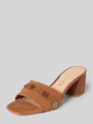 Sandalette aus Leder mit Blockabsatz Modell 'GAURI2' von GUESS - 2