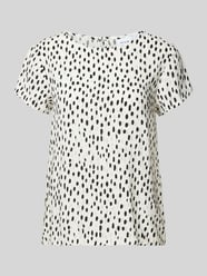 Blouseshirt met all-over motief, model 'paya' van Vila - 27