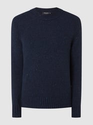 Pullover aus Schurwollmischung  von MAERZ Muenchen Blau - 41