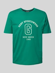 T-Shirt mit Label-Print von Gant - 5