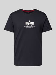 T-Shirt mit Label-Print von Alpha Industries - 44