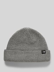Gebreide muts met brede omslag en labeldetail van The North Face - 6