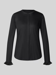 Bluse mit Mao-Kragen und Rüschenärmeln Modell 'Mattie' von MOS MOSH - 30