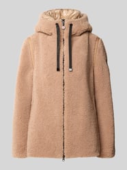 Jacke aus Teddyfell mit Kapuze Modell 'CHANZY' von Frieda & Freddies Beige - 14