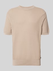 Koszulka z dzianiny o kroju regular fit z czystej bawełny model 'H-NILTON' od BOSS - 27