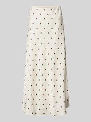 Maxirock aus Satin Modell 'Bovary' von Neo Noir Beige - 1