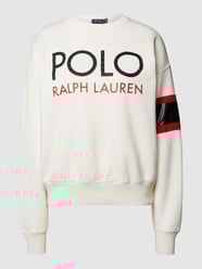 Sweatshirt met contrastgarnering van Polo Ralph Lauren Wit - 48