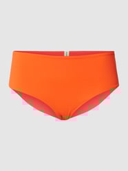 Bikinislip met labeldetail, model 'CHEEKY SHORTS' van Mymarini Rood - 2
