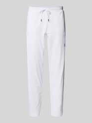 Relaxed Fit Trainingshose mit Strukturmuster Modell 'TENNIS PRO' von EA7 Emporio Armani - 32