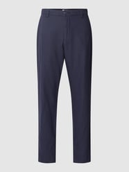Stoffen broek met Franse steekzakken, model 'Allan' van !Solid Blauw - 3