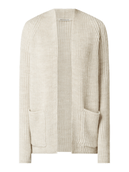 Długi kardigan z dodatkiem wełny z alpaki model ‘Blommie’ od Drykorn - 48