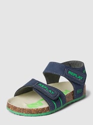 Sandalen mit Klettverschluss Modell 'JIRKY' von Replay Blau - 44