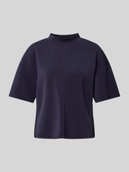 Relaxed Fit T-Shirt aus Scuba von s.Oliver RED LABEL Blau - 12