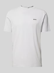 T-Shirt mit Label-Print von BOSS Green Grau - 28