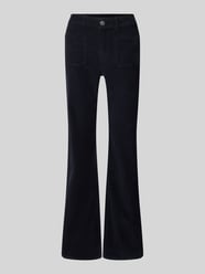 Flared fit corduroy broek in ribcordlook, model 'Ebbi' van OPUS - 11