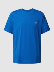 T-Shirt mit Rundhalsausschnitt Modell 'BASIC' von Lacoste Blau - 43