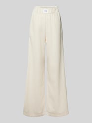 Wide Leg Leinenhose mit elastischem Bund Modell 'ELLA' von VILLA SOPHIE Beige - 2