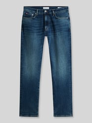Jeansy o kroju straight fit z mieszanki bawełny model 'DENTON SLIM STRAIGHT JONE' od Tommy Hilfiger - 10
