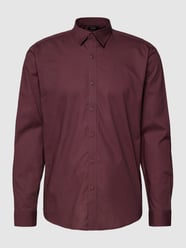 Regular fit zakelijk overhemd met kentkraag van Esprit Collection Rood - 25