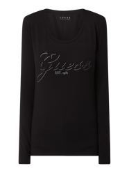 Longsleeve mit Logo-Print Modell 'Raise' von Guess - 45