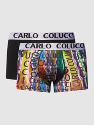 Majtki z elastycznym pasem w zestawie 2 szt. od CARLO COLUCCI - 47