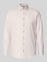 Regular Fit Business-Hemd mit Kentkragen von OLYMP Beige - 6