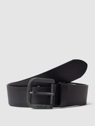 Leren riem met structuurmotief van Replay Grijs / zwart - 24