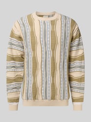 Sweter z dzianiny z prążkowanymi wykończeniami model ‘TETON’ od Redefined Rebel - 19