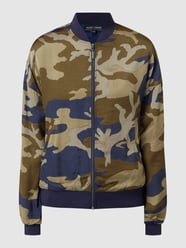 Blouson van viscose met camouflagemotief  van Risy & Jerfs Groen - 31