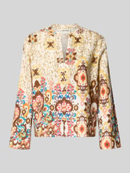 Regular Fit Bluse aus Leinen-Baumwoll-Mix von Stefanel - 7
