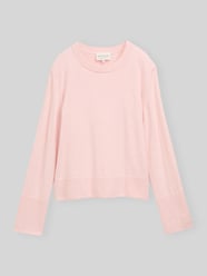 Pullover aus Kaschmir mit Rippabschlüssen von Tom Tailor Pink - 13