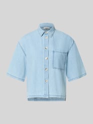 Relaxed Fit Kurzarmbluse aus reiner Baumowolle von s.Oliver RED LABEL - 11