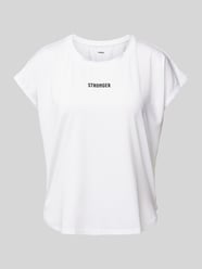 T-Shirt mit Label-Print von Stronger - 35