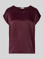 T-shirt met ronde hals van More & More Bordeaux - 12