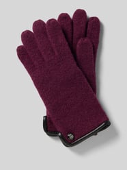 Gewalkte handschoenen van scheerwol met wapenembleem van Roeckl - 17