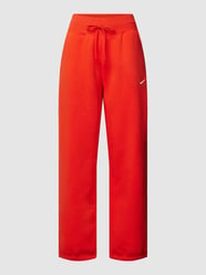 Sweatpants met labelstitching van Nike Rood - 2