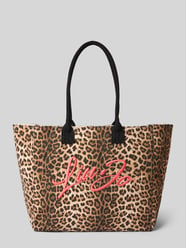 Shopper im Allover-Look mit Label-Stitching von Liu Jo White - 9